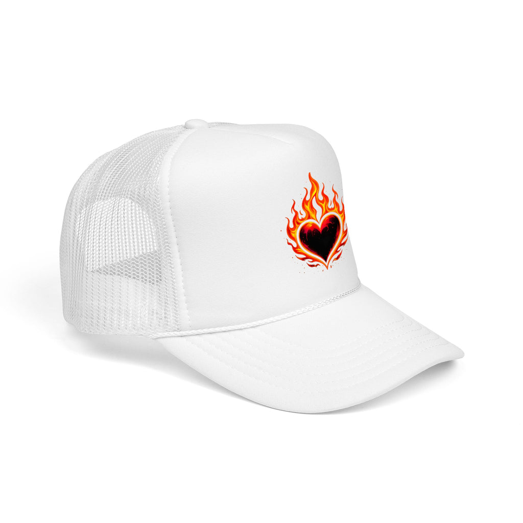 🔥Wear The Vibe™ Flame Heart Trucker Hat ❤️‍🔥