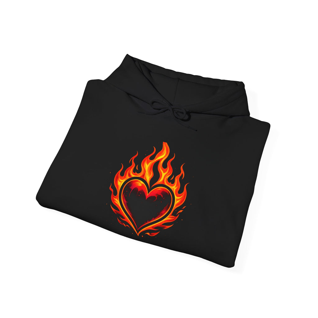 🔥Wear The Vibe™ Flaming Heart Hoodie ❤️‍🔥