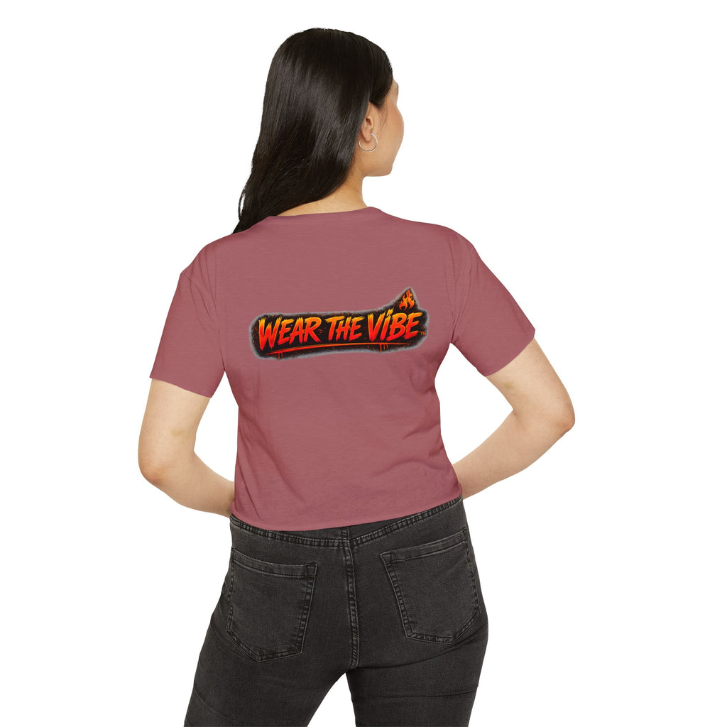 🔥Wear The Vibe™ Flame Heart Crop Top ❤️‍🔥