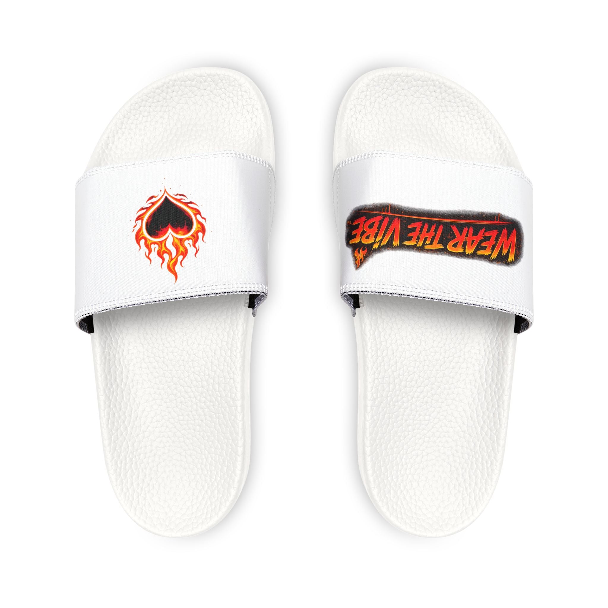 🔥 Wear The Vibe™ Woman Flame Slides ❤️‍🔥