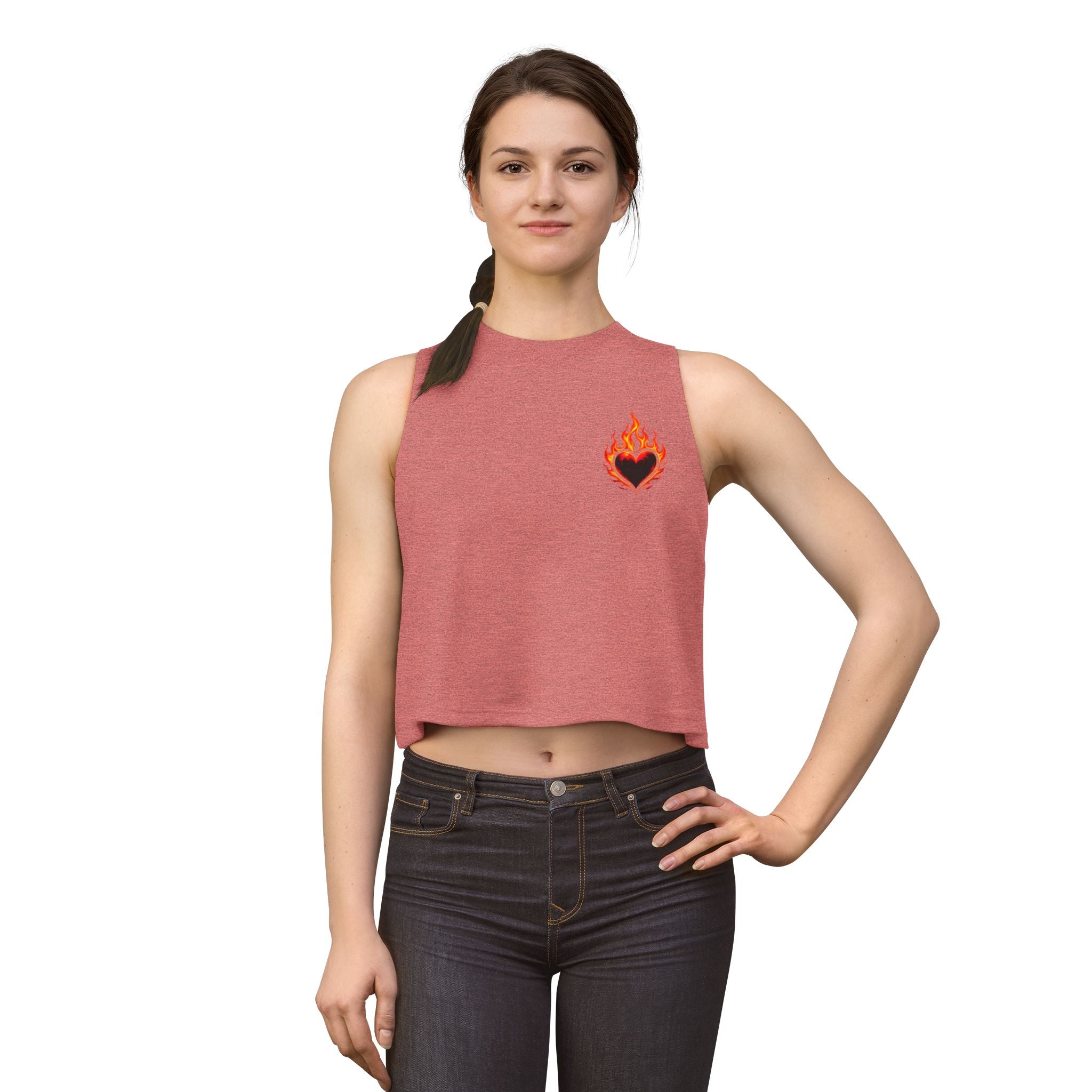 🔥Wear The Vibe™ Flame Heart Tank ❤️‍🔥