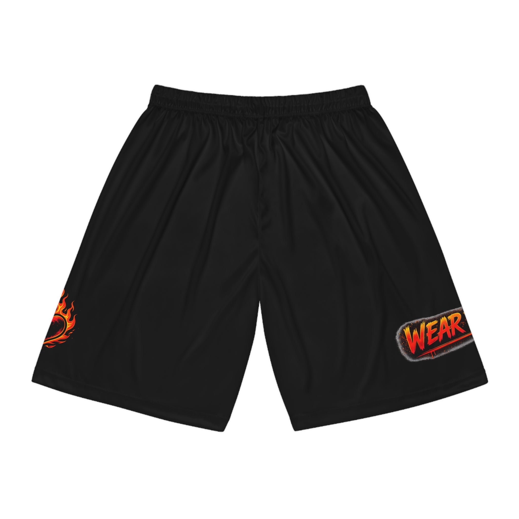 🔥Wear The Vibe™ Flame Heart Shorts ❤️‍🔥