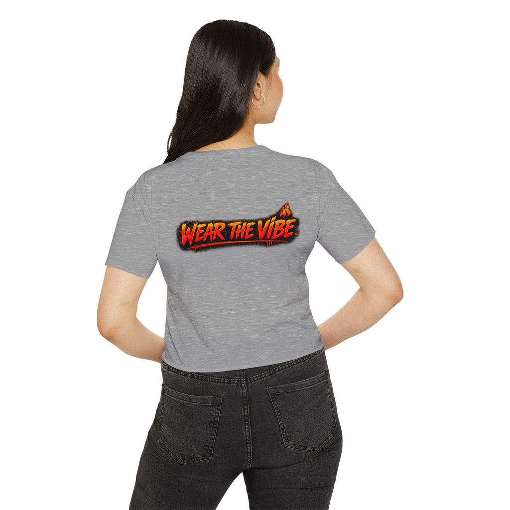 🔥Wear The Vibe™ Flame Heart Crop Top ❤️‍🔥