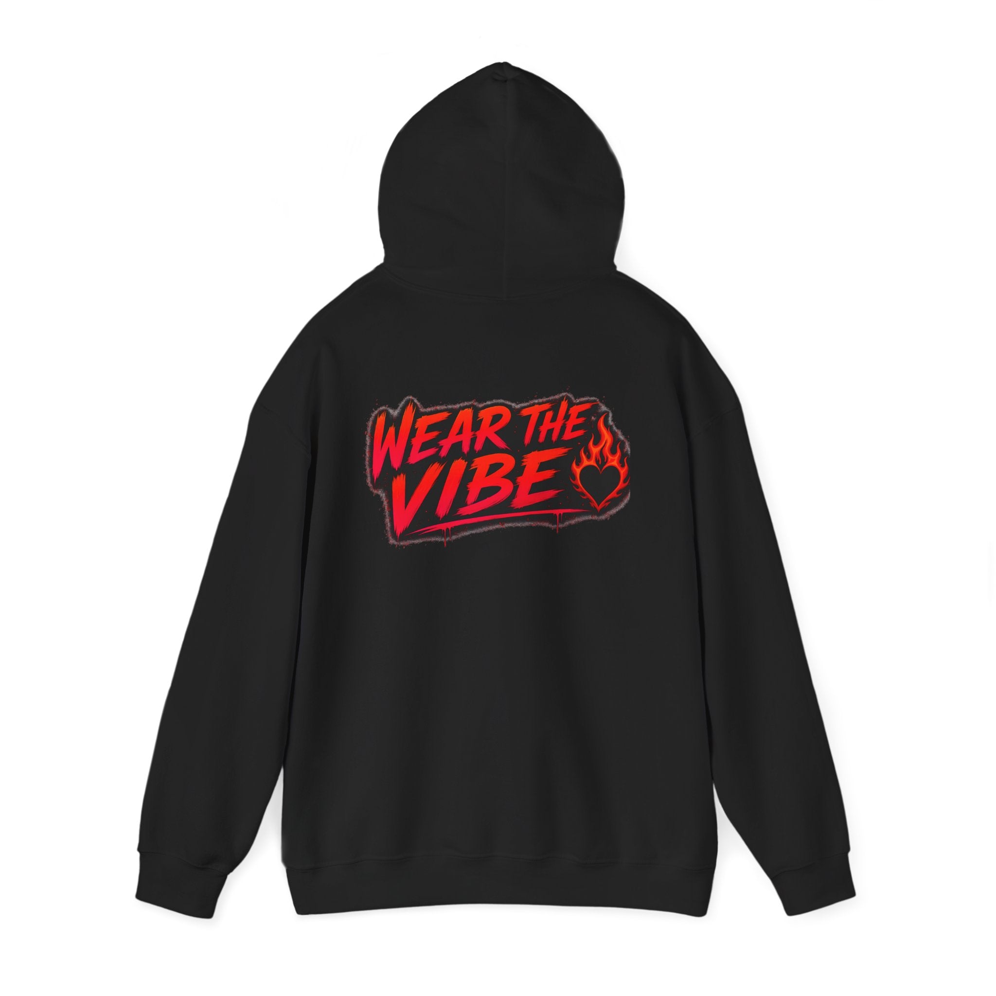 🔥Wear The Vibe™ Flaming Heart Hoodie ❤️‍🔥