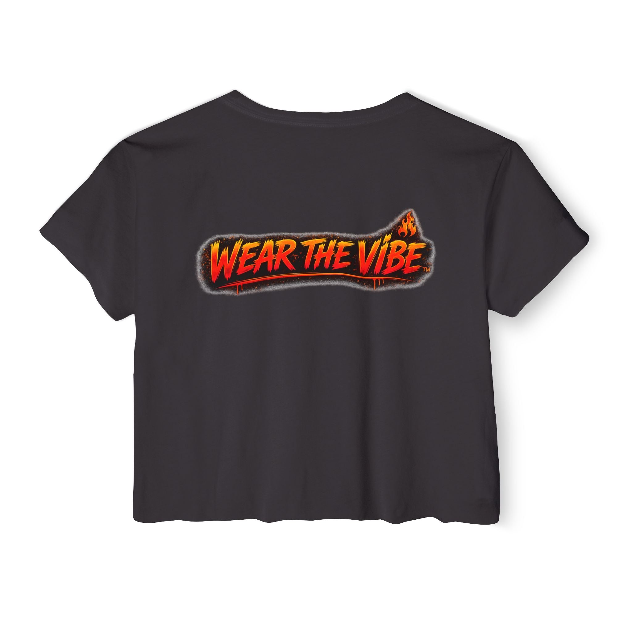🔥Wear The Vibe™ Flame Heart Crop Top ❤️‍🔥