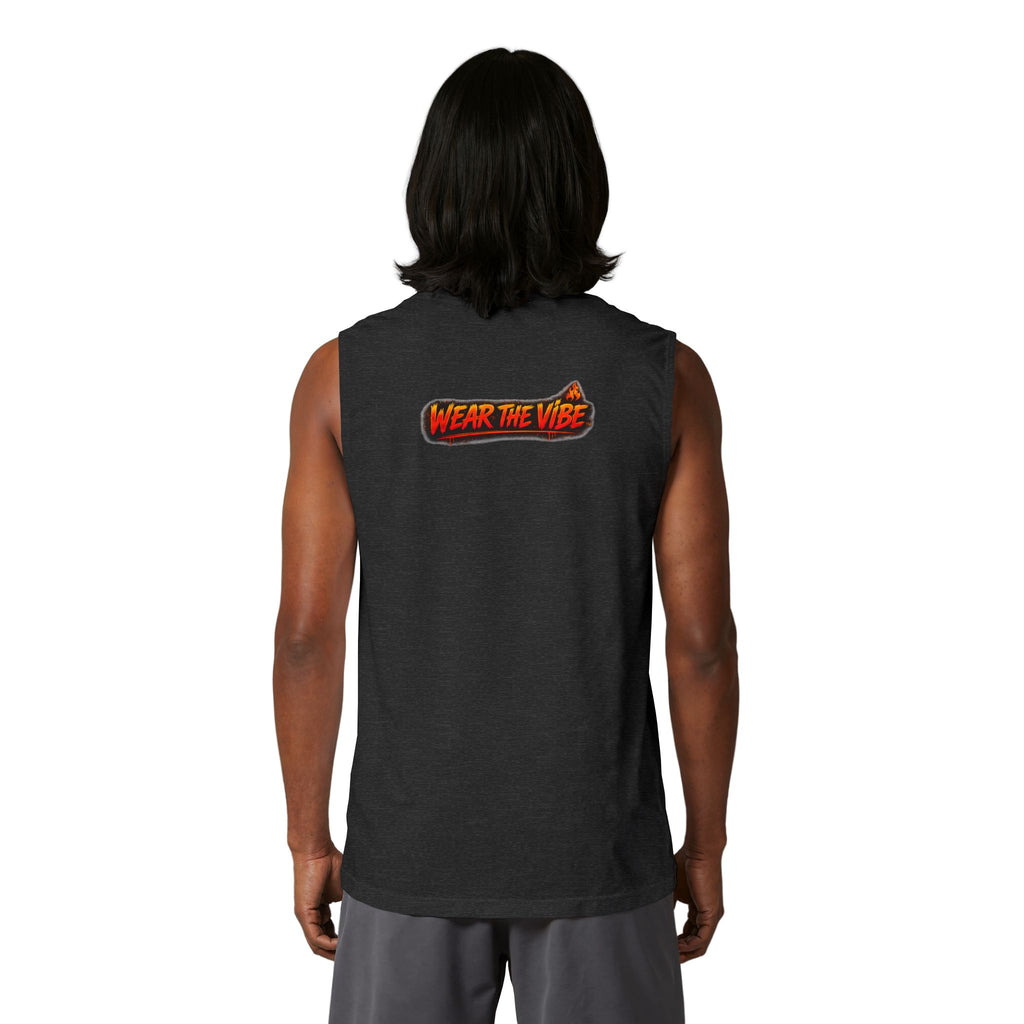 🔥Wear The Vibe™ Flame Heart Muscle Tank ❤️‍🔥