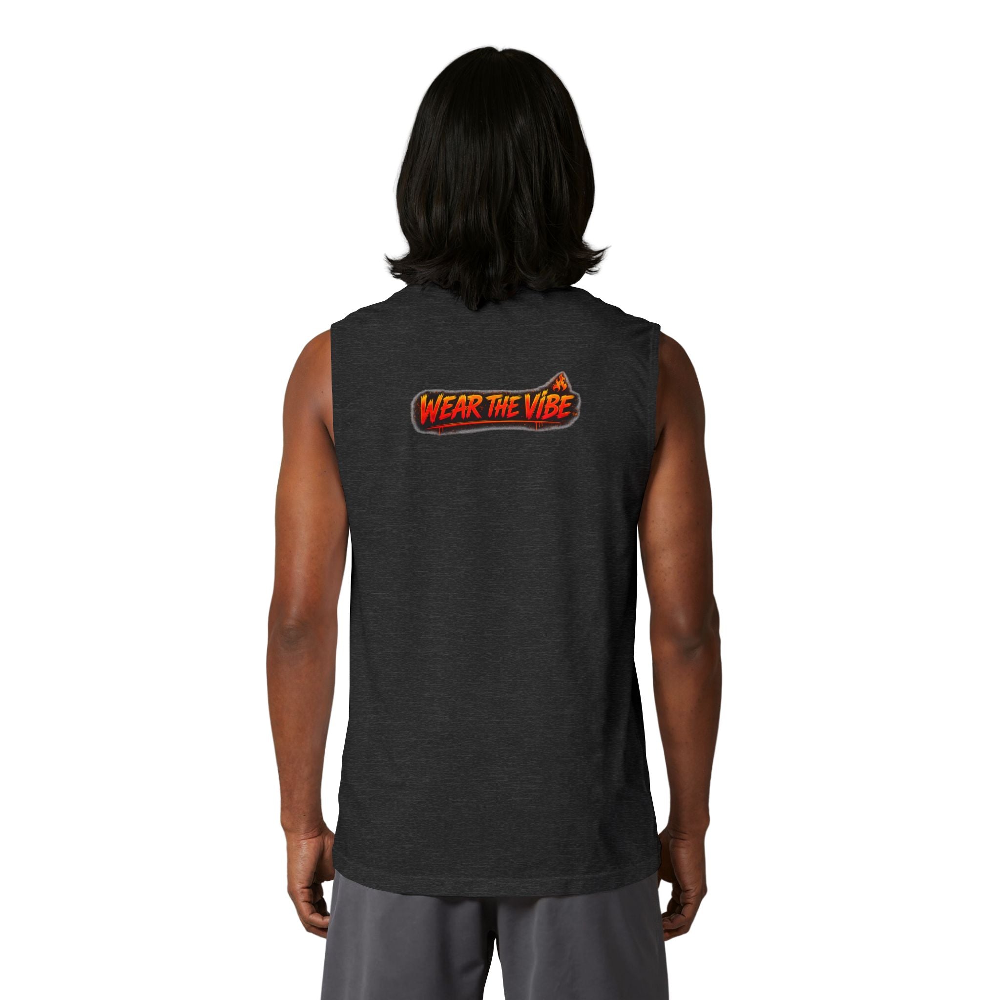 🔥Wear The Vibe™ Flame Heart Muscle Tank ❤️‍🔥