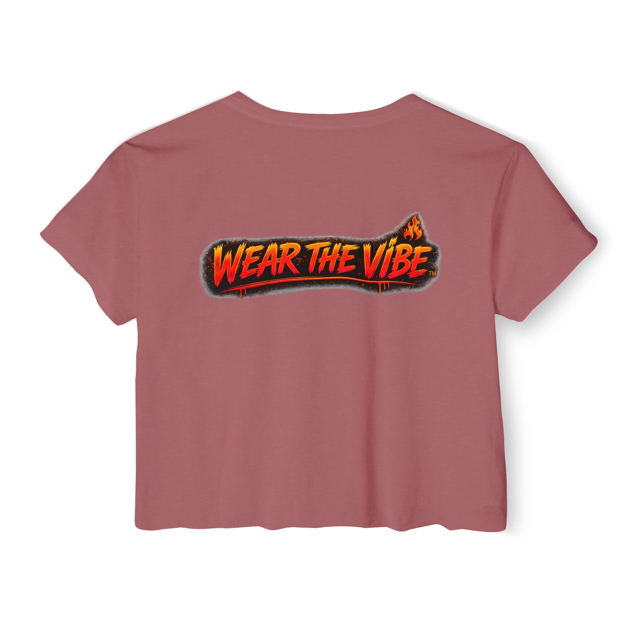 🔥Wear The Vibe™ Flame Heart Crop Top ❤️‍🔥