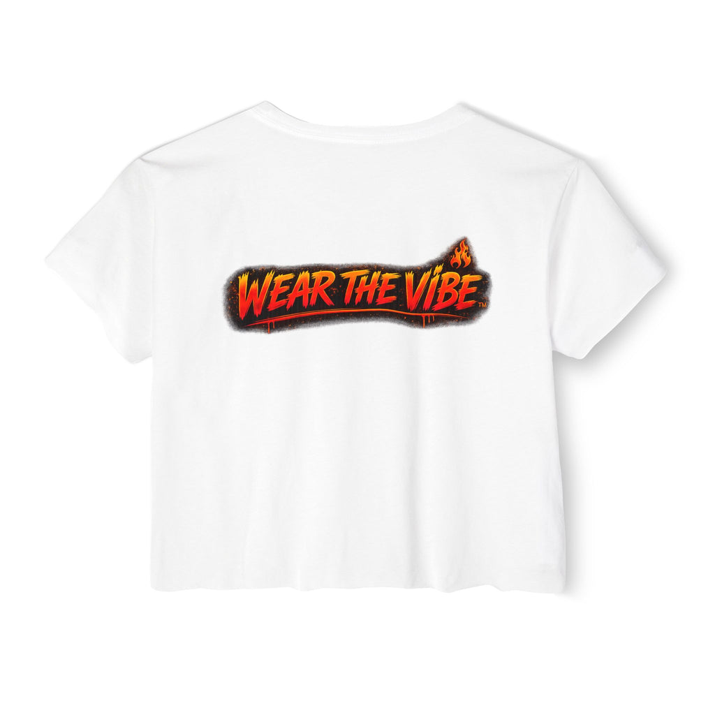 🔥Wear The Vibe™ Flame Heart Crop Top ❤️‍🔥