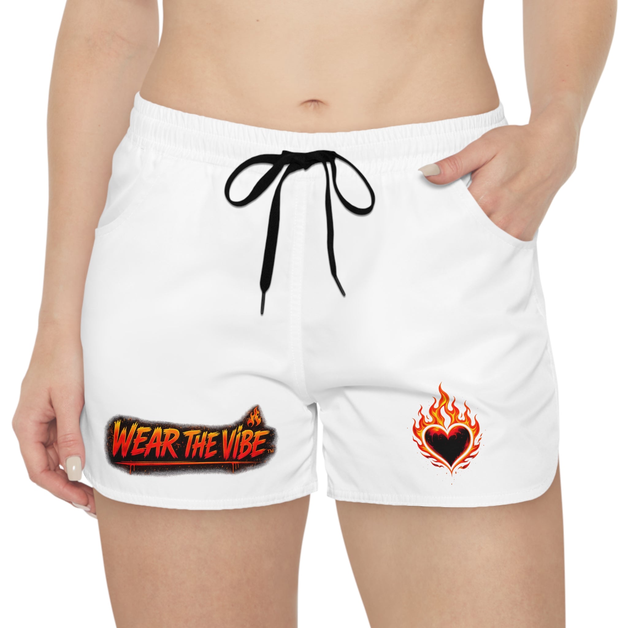 🔥Wear The Vibe™ Flame Heart Shorts ❤️‍🔥