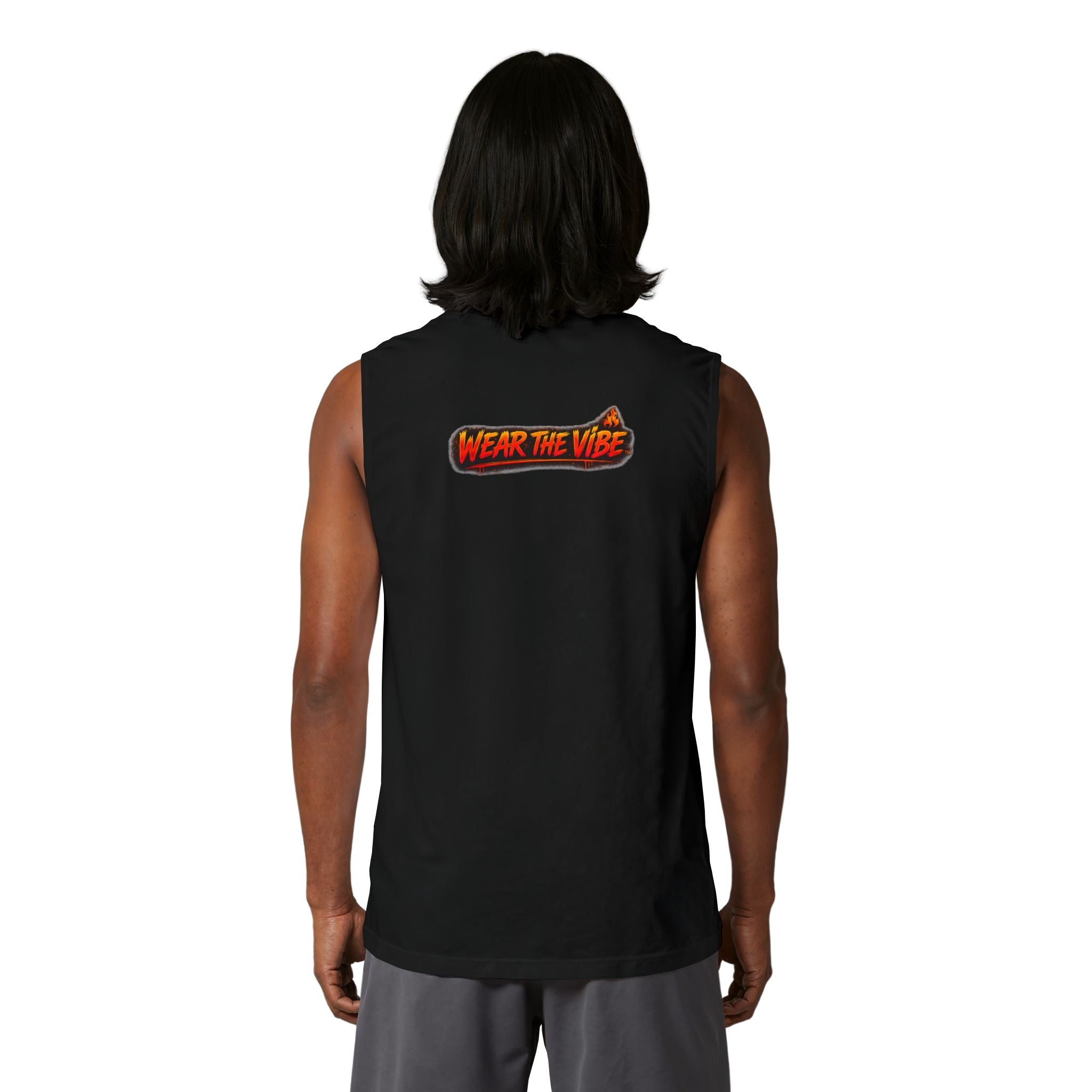 🔥Wear The Vibe™ Flame Heart Muscle Tank ❤️‍🔥