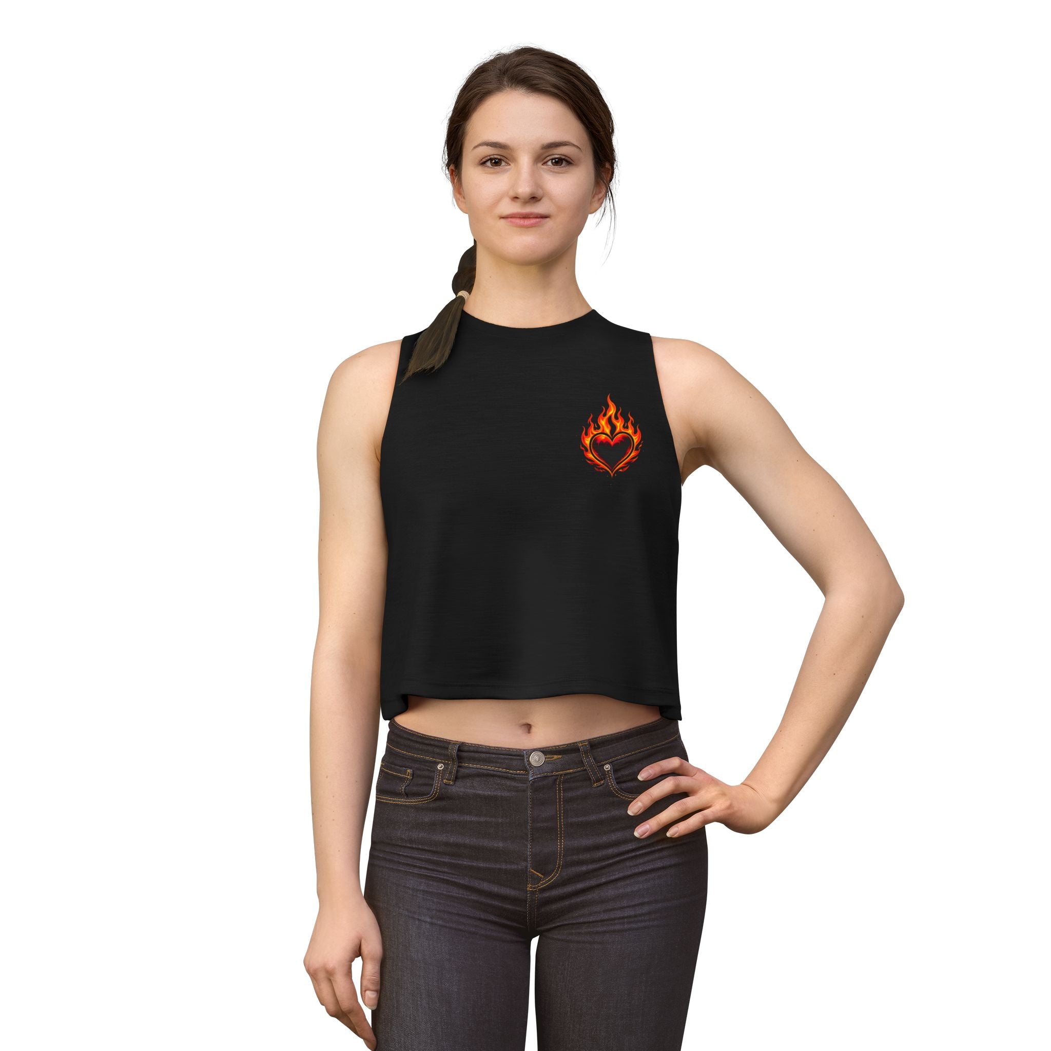 🔥Wear The Vibe™ Flame Heart Tank ❤️‍🔥
