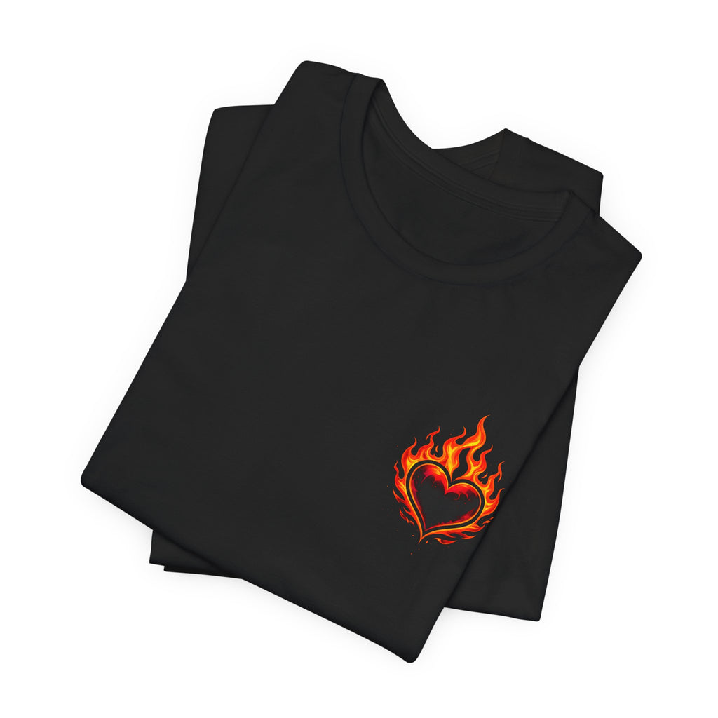 🔥Wear The Vibe™ Flame Heart Tee ❤️‍🔥