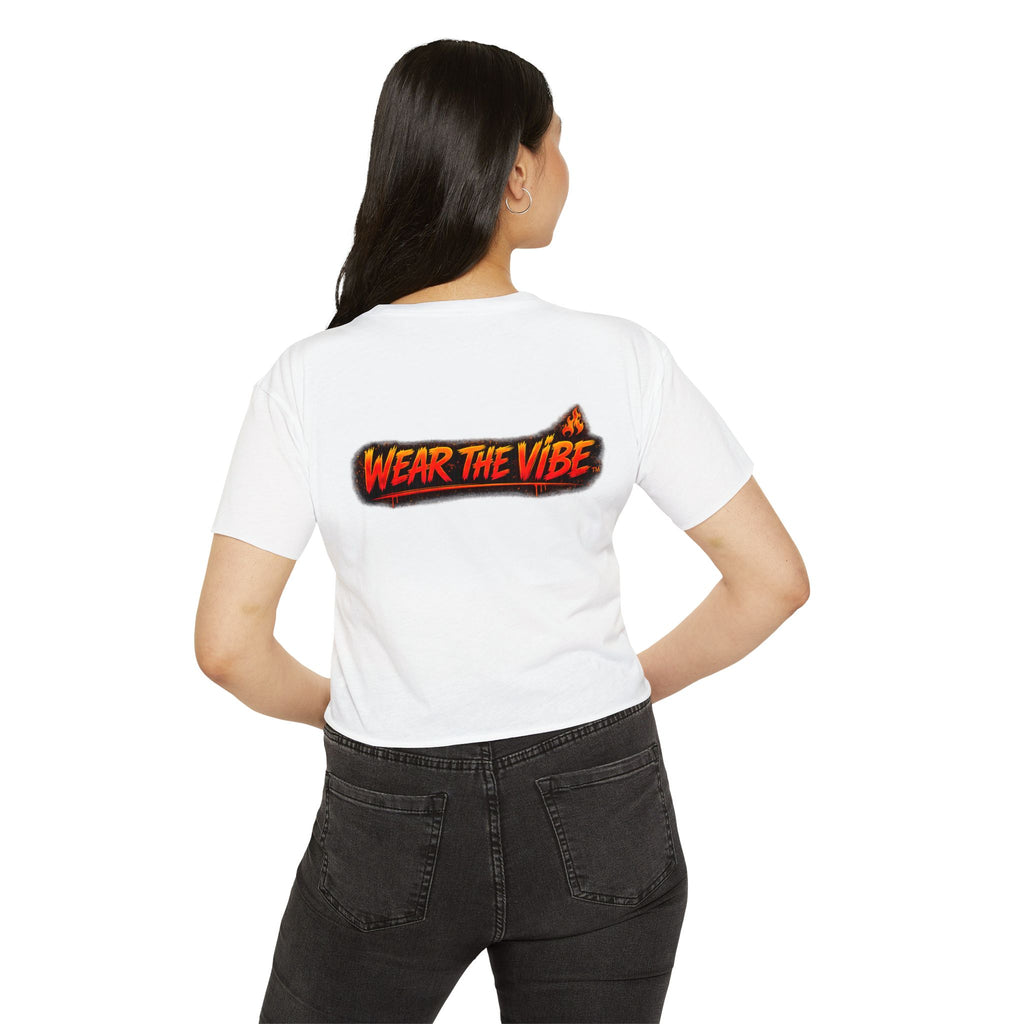 🔥Wear The Vibe™ Flame Heart Crop Top ❤️‍🔥