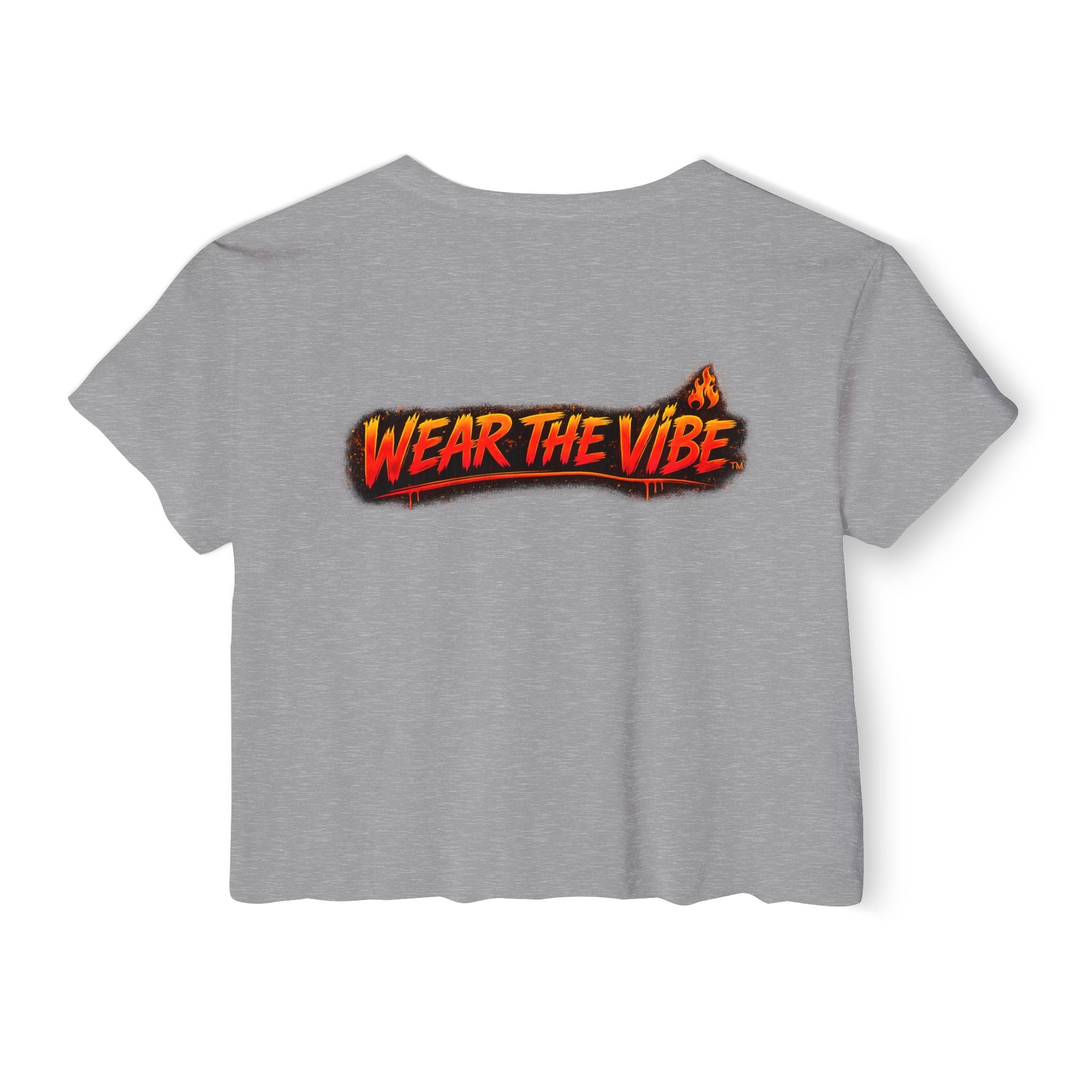 🔥Wear The Vibe™ Flame Heart Crop Top ❤️‍🔥