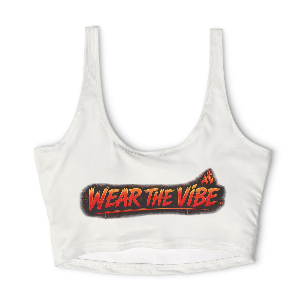 🔥 Wear The Vibe™ Flame Heart Sports Bra ❤️‍🔥